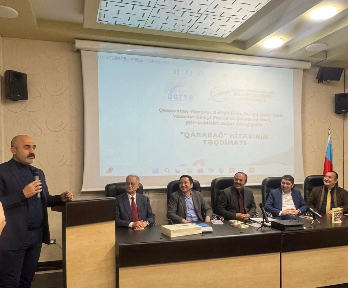 Bakıda qazax şairinin “Qarabağ” kitabının təqdimatı keçirilib - FOTOLAR