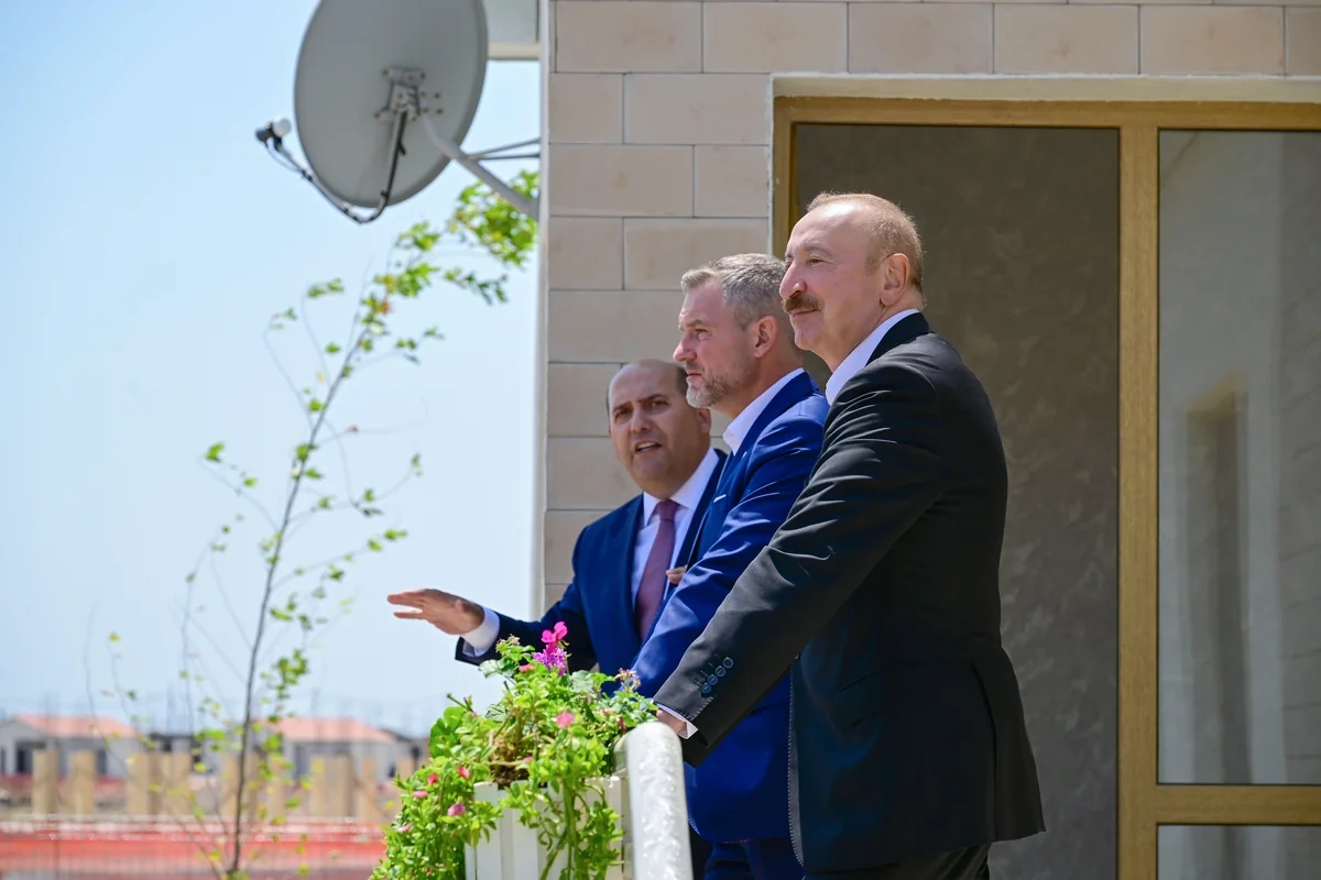 Azərbaycan və Slovakiya prezidentləri Baş Qərvənddə - FOTOLAR