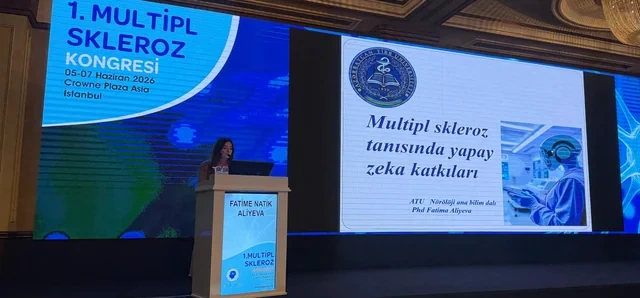 Azərbaycanda dağınıq skleroz üzrə aparılan tədqiqatlar Türkiyədə təqdim edilib - FOTO