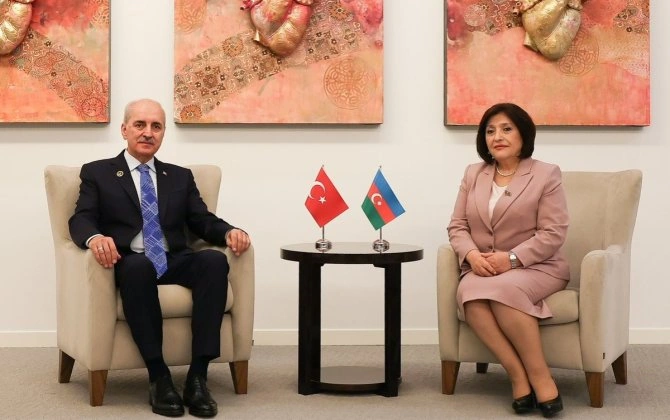 Milli Məclis və TBMM sədrləri görüşüb, Azərbaycan-Türkiyə strateji müttəfiqliyinin önəmi vurğulanıb