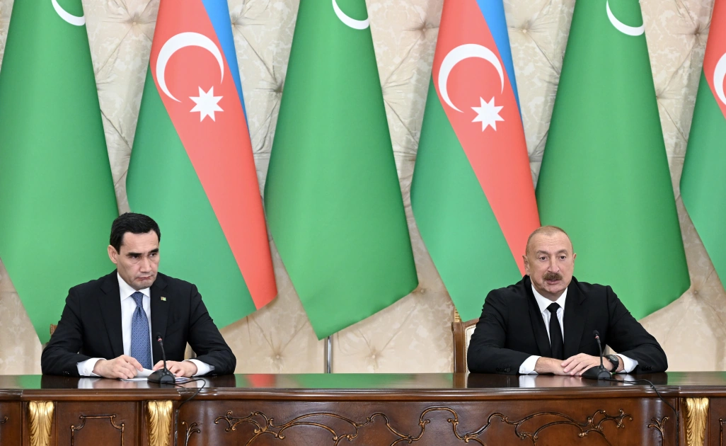 Prezidentlər mətbuata bəyanatlarla çıxış etdilər - FOTO - YENİLƏNİB