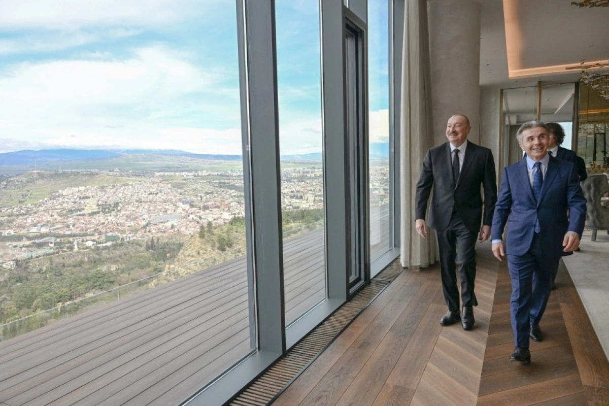 Gürcüstanda Azərbaycan Prezidentinin şərəfinə lanç verilib - FOTO