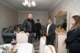 Prezident Ağdərənin Aşağı Oratağ kəndində görülmüş işlərlə tanış olub - FOTO - YENİLƏNİB
