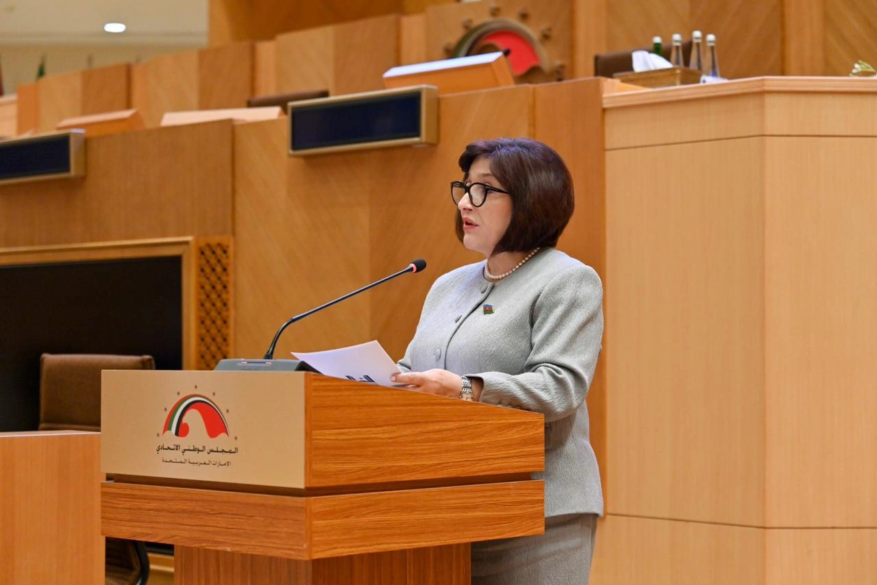 Sahibə Qafarova Aralıq Dənizi Parlament Assambleyasında çıxış etdi - FOTO