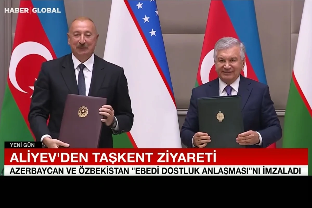 "Haber Global" Azərbaycan liderinin Özbəkistan səfərindən reportaj yayımladı - VİDEO