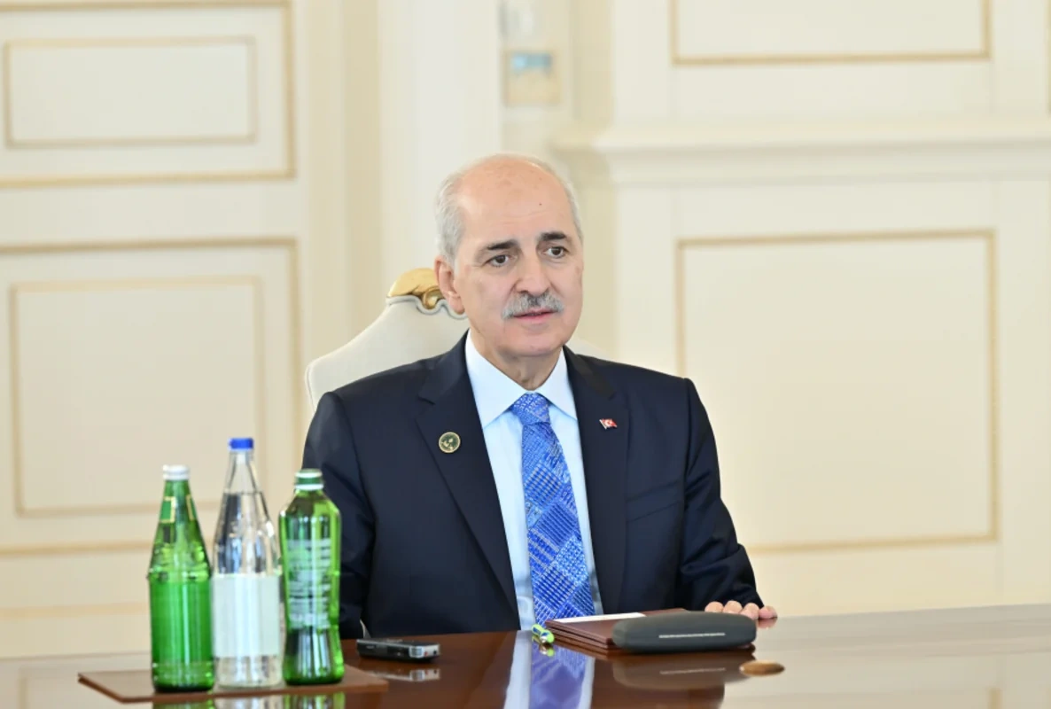İlham Əliyev Numan Kurtulmuşun rəhbərlik etdiyi nümayəndə heyətini qəbul etdi - FOTO