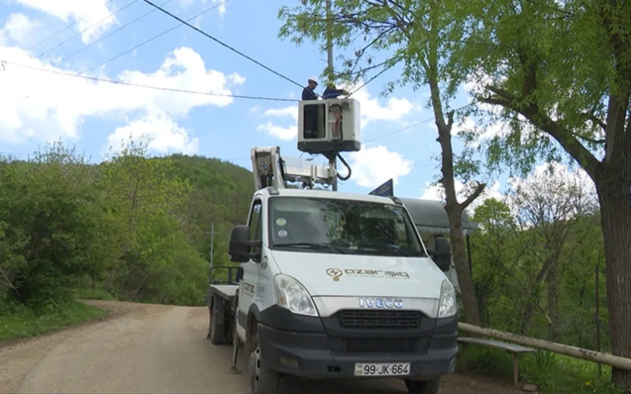 "Azərişıq" Xaçmazın elektrik təsərrüfatını yeniləyir - VİDEO
