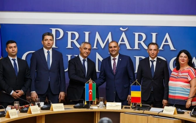 Xankəndi dünyaya açılır: Qarabağla Rumıniya şəhəri arasında yeni əməkdaşlıq - FOTO