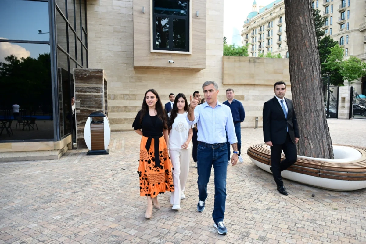 Leyla və Arzu Əliyevalar Dənizkənarı Milli Parkda açılış və təqdimat mərasimlərində - FOTO