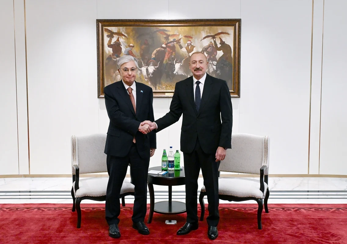 İlham Əliyev Bişkekdə Tokayevlə görüşdü - FOTO - YENİLƏNİB