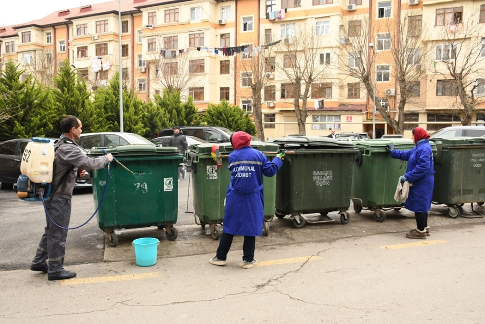 Güclü yağışdan sonra paytaxtda genişmiqyaslı daxili iməclik keçirilib - FOTOLAR