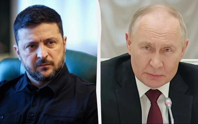 "Putin müharibənin quludur" - Zelenski