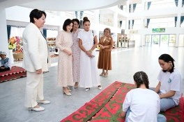 Mehriban Əliyeva Çolpon-Ata şəhərində “Altın-Balalık” sağlamlıq və reabilitasiya mərkəzi ilə tanış olub - FOTO