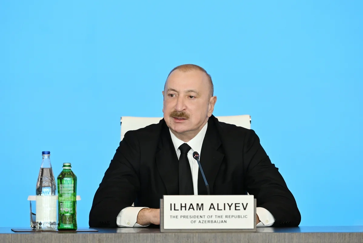 İlham Əliyev XIII Qlobal Bakı Forumunun açılış mərasimində çıxış edib - YENİLƏNİB + FOTO
