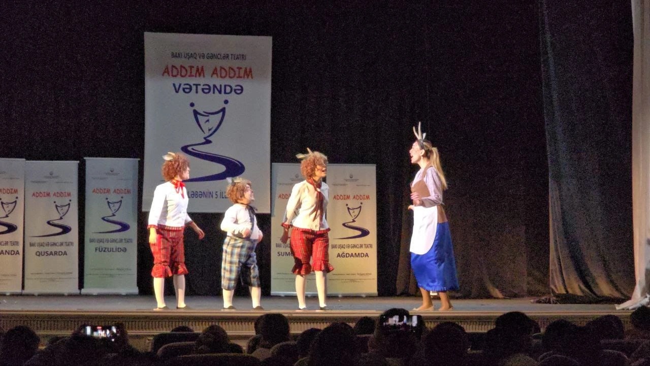 Bakı Uşaq və Gənclər Teatrı Sumqayıtda - FOTO+ÖZƏL