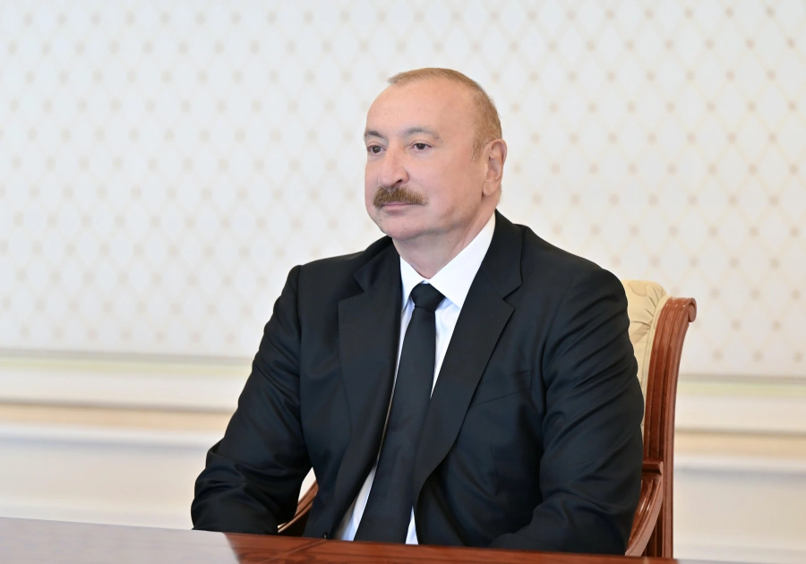İlham Əliyev bir sıra beynəlxalq qurumların rəhbər şəxslərini qəbul edib - FOTO