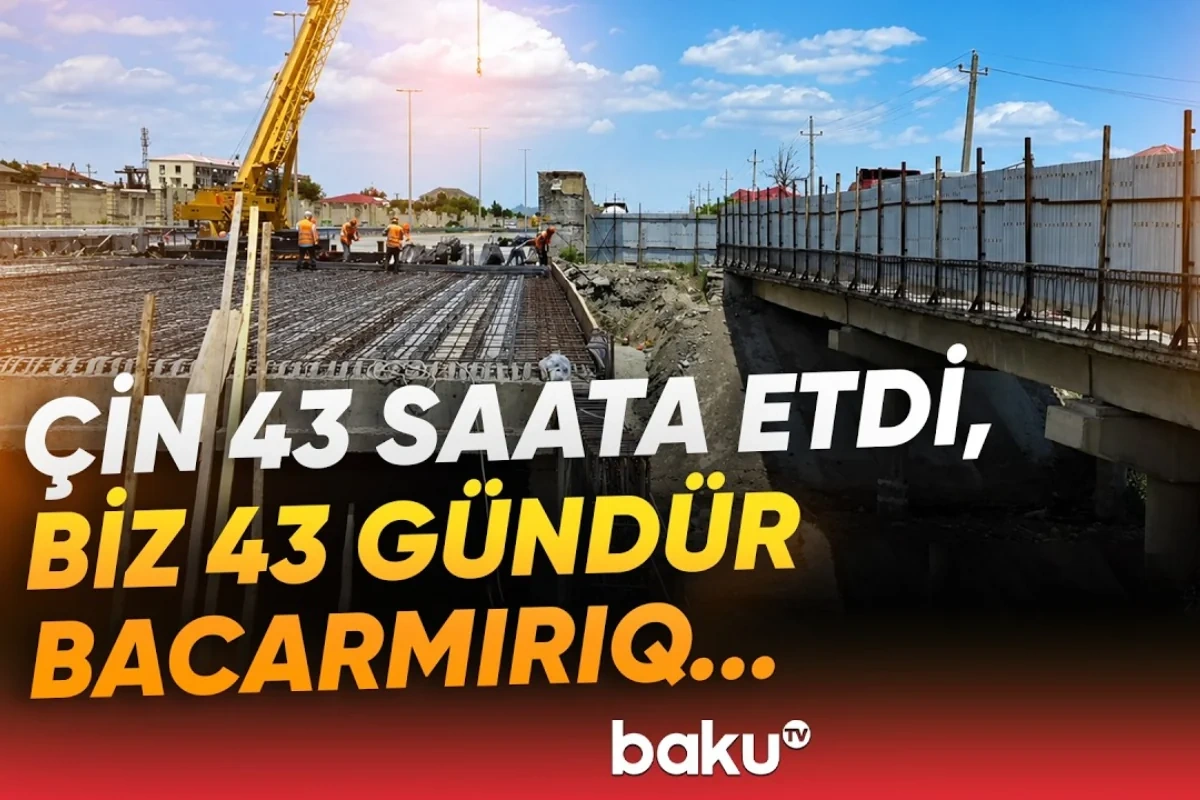 Çökən körpünün təmiri niyə ləngiyir? - VİDEO