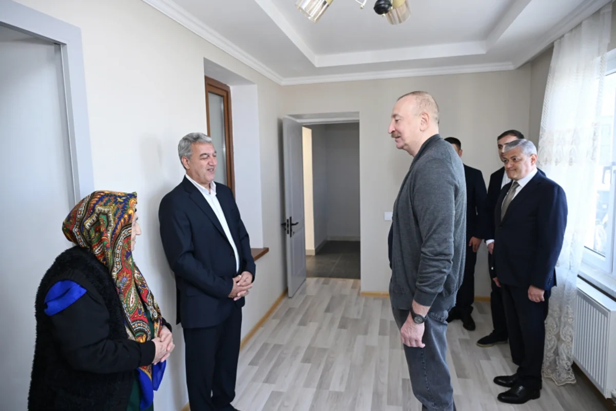 İlham Əliyev Şuşanın Böyük Qaladərəsi kəndində - FOTOLAR