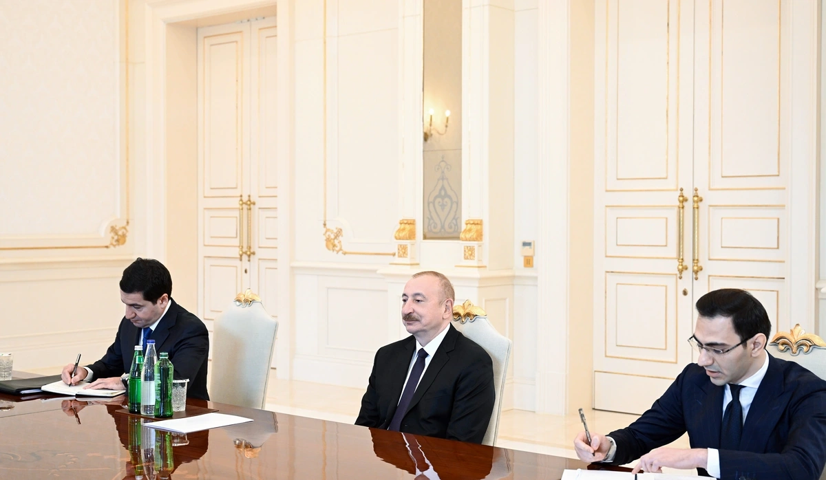 İlham Əliyev Ərəb Parlamentinin prezidentini qəbul etdi - FOTOLAR