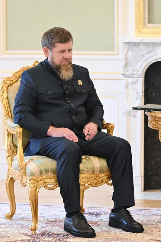 İlham Əliyev Ramzan Kadırovu qəbul etdi - FOTOLAR