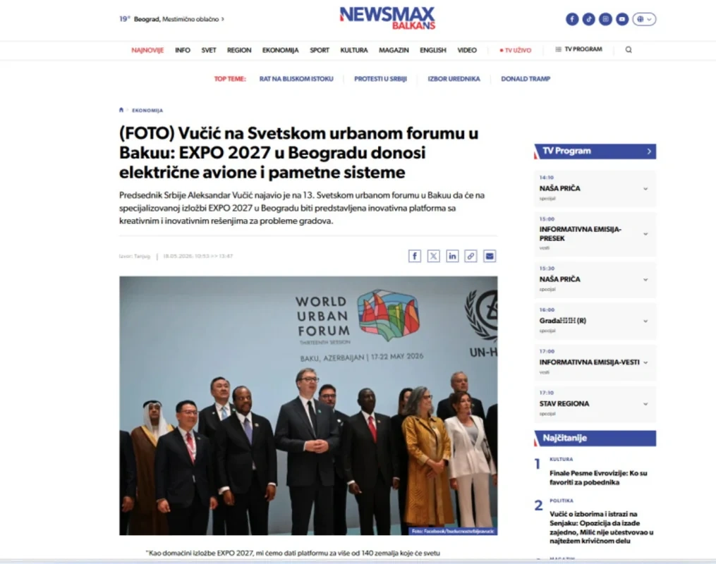 Bakıda keçirilən WUF13 dünya mediasının diqqət mərkəzindədir - FOTO