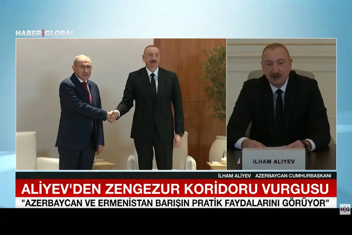 "Haber Global" İlham Əliyevin Avropa Siyasi Birliyi Sammitində Zəngəzur dəhlizi ilə bağlı çıxışına diqqət çəkdi - VİDEO