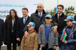 Şabranın Sincanboyad kəndində yüzlərlə sakin içməli su ilə təmin olunub - FOTO