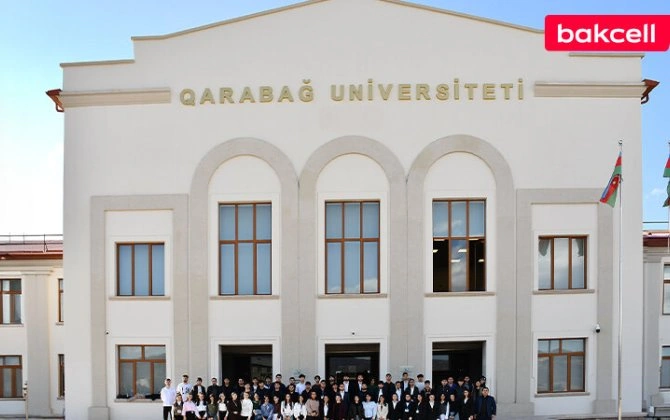 Bakcell və Gənclər Fondu Qarabağ Universitetində tələbələrlə görüş keçirdi - FOTO