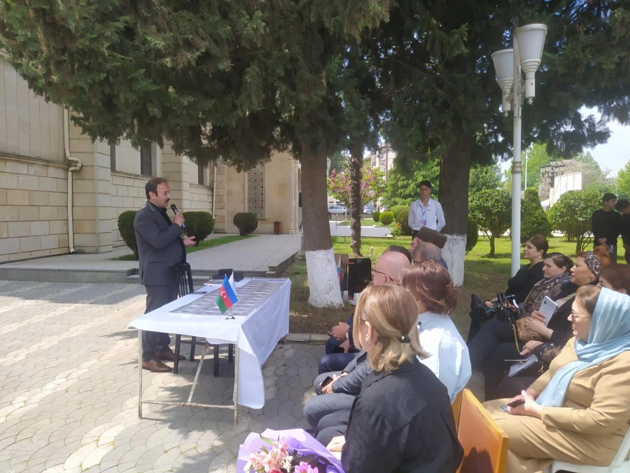 Masallı Kitab Festivalında Əkbər Qoşalının “Seçilmiş əsərləri”nin I cildinin imza mərasimi keçirilib - FOTO