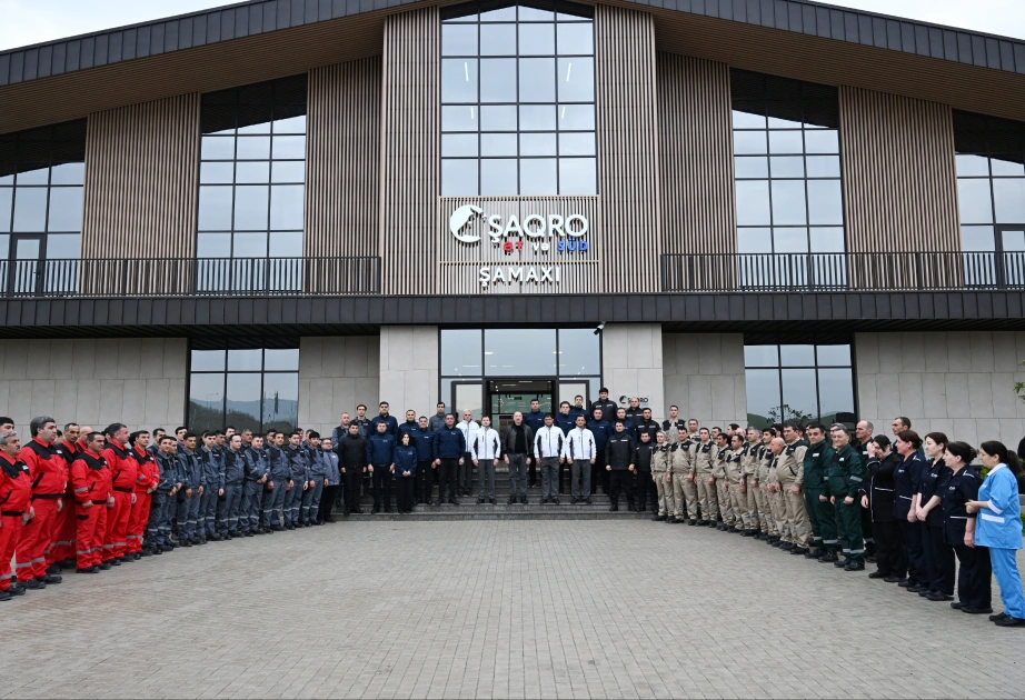 İlham Əliyev Şamaxıda "Şirvan Aqro" heyvandarlıq kompleksinin açılışında iştirak edib - FOTO