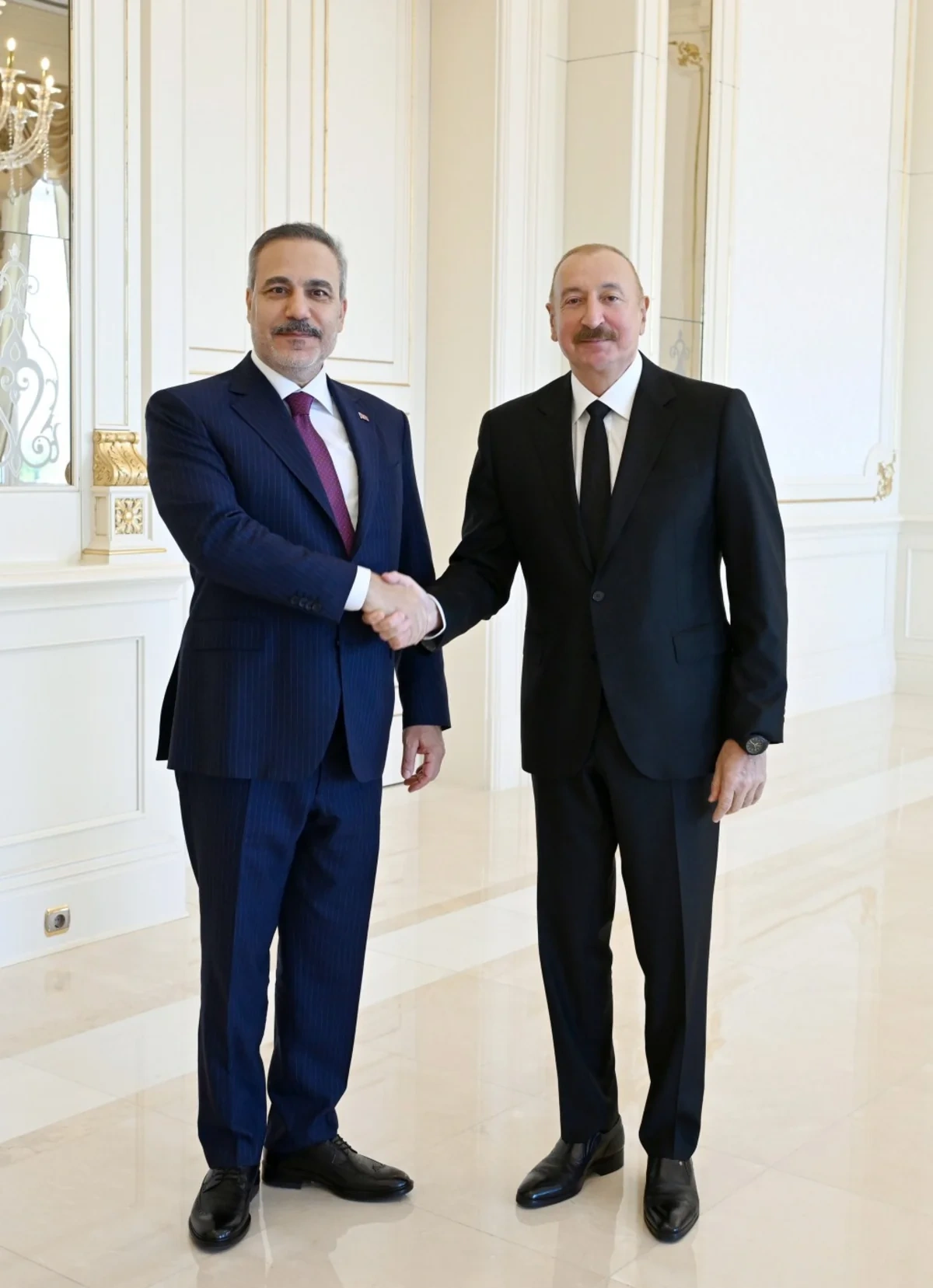İlham Əliyev Hakan Fidanı QƏBUL ETDİ - FOTOLAR