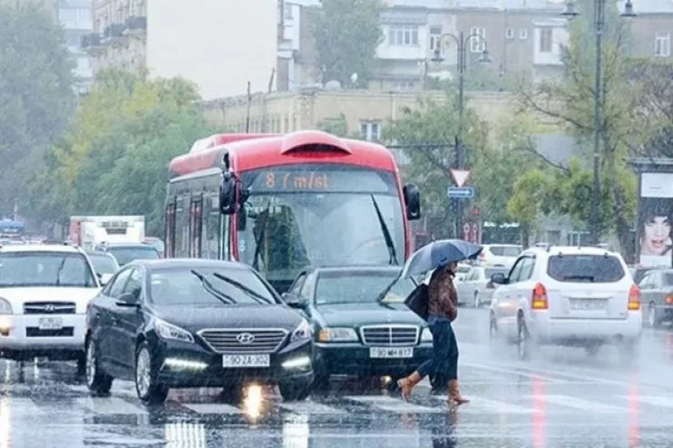 Bakıya aramsız yağış yağacaq - Sabahın HAVASI