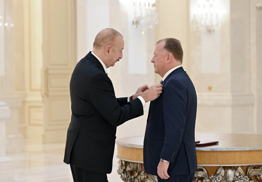 İlham Əliyev Beynəlxalq Cüdo Federasiyasının prezidentini qəbul edib - FOTO