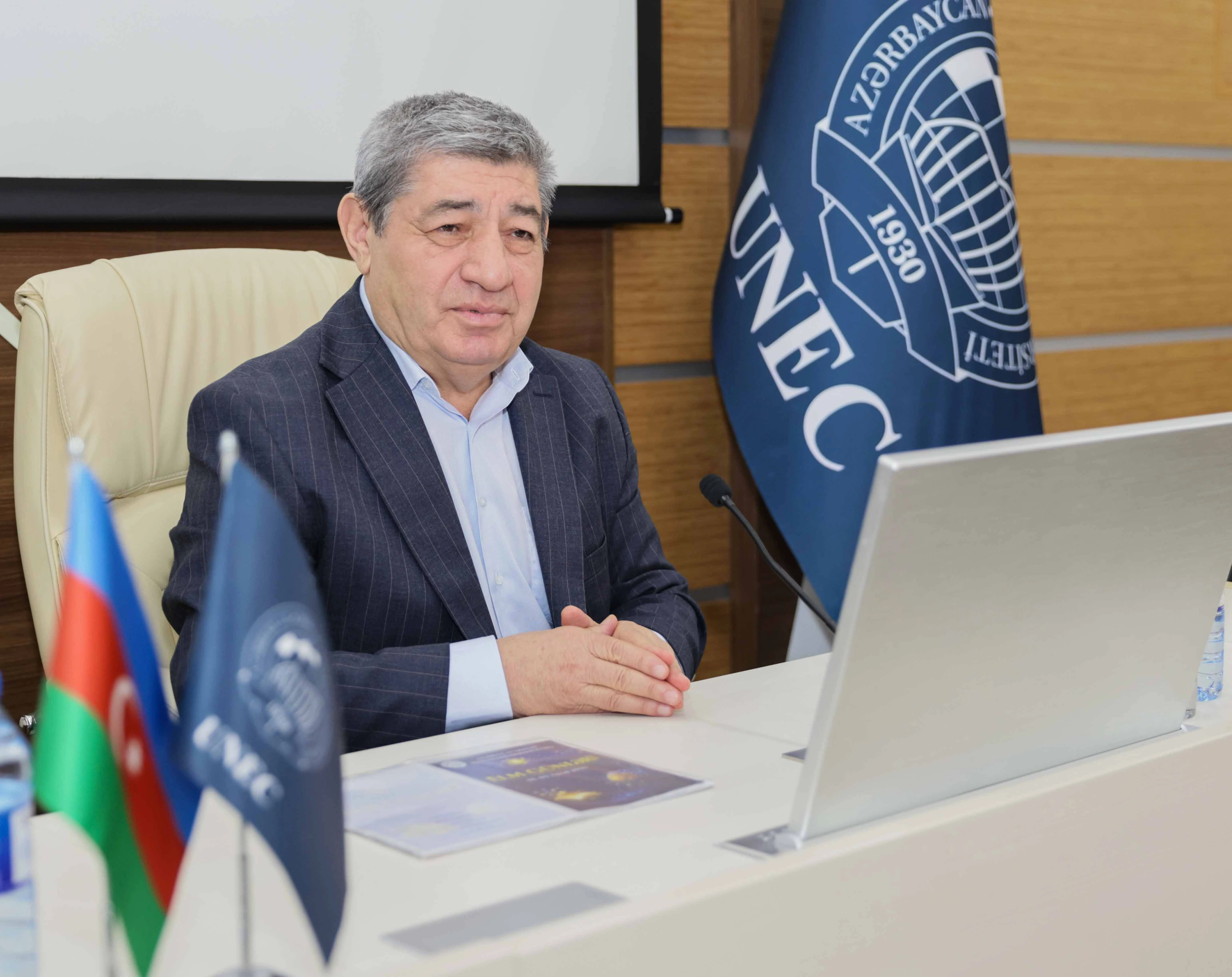 UNEC-də "Elm Günləri": Prezident İlham Əliyevin dil siyasəti milli kimliyimizin dayağıdır