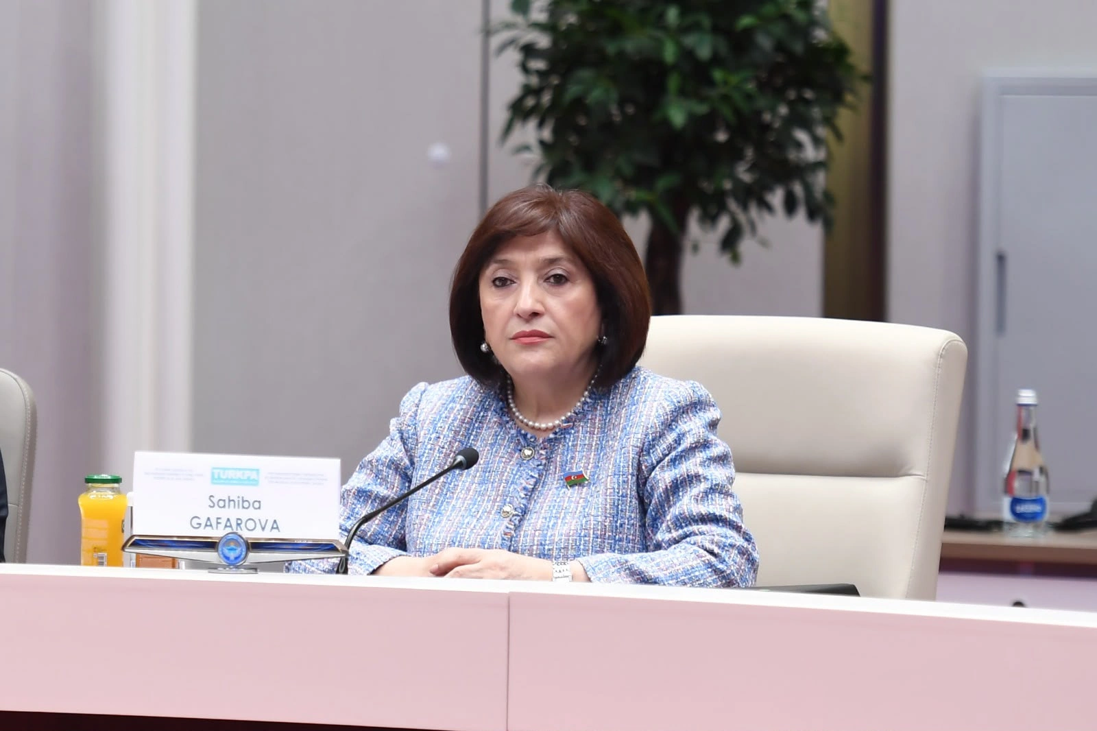 Sahibə Qafarova Bişkekdə TÜRKPA Şurasının iclasında çıxış edib - FOTO