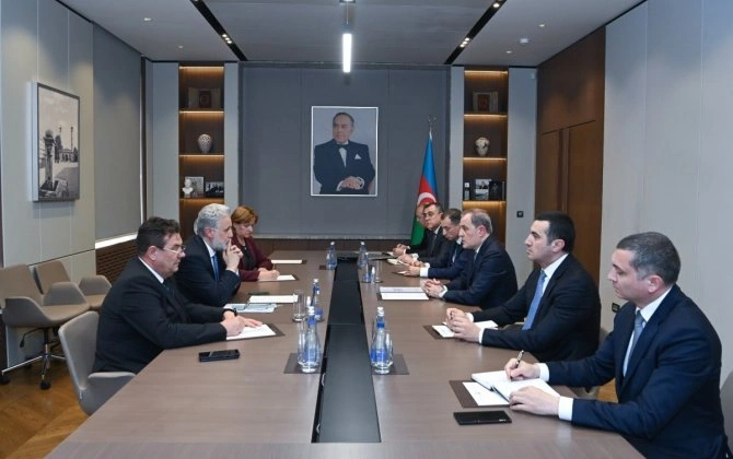 Azərbaycan-Rumıniya strateji tərəfdaşlıq münasibətlərinin vəziyyəti müzakirə olunub - FOTO