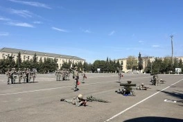 Xüsusi Təyinatlı Qüvvələrin hərbi hissəsində yoxlama keçirildi - FOTO