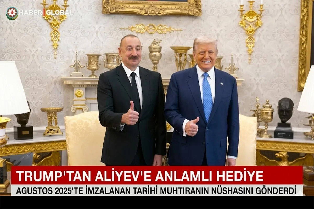 "Haber Global": Trampdan Əliyevə anlamlı hədiyyə - VİDEO
