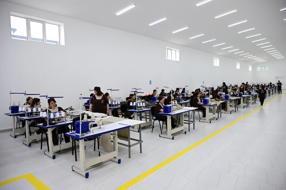 Xocalı şəhərində “Qarabağ Tekstil Evi” MMC istifadəyə verildi - FOTO
