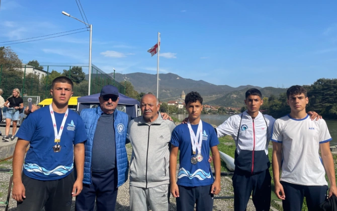 Azərbaycan idmançıları beynəlxalq yarışda 4 medal qazanıblar - FOTO