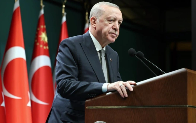 Ərdoğan İlham Əliyevi "Zayed İnsan Qardaşlığı Mükafatı" alması münasibətilə təbrik edib