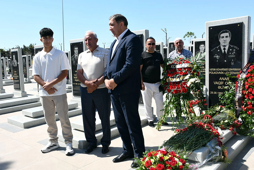 Vətən Müharibəsi Qəhrəmanı Anar Əliyevin anım mərasimi keçirilib - FOTO/VİDEO