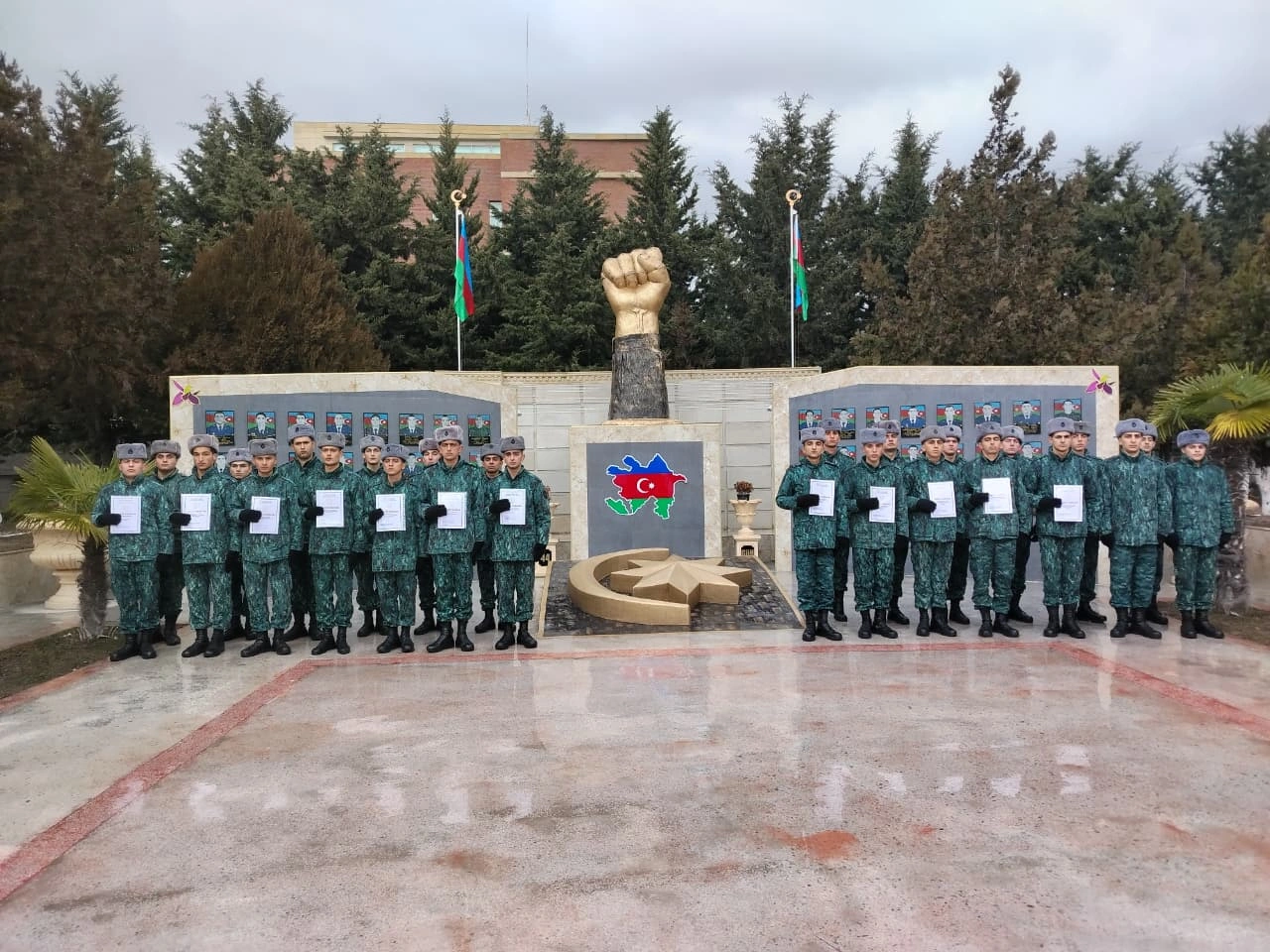 DSX hərbi hissələrində müddətli hərbi xidmətini başa vuranlar ehtiyata buraxıldı - FOTO