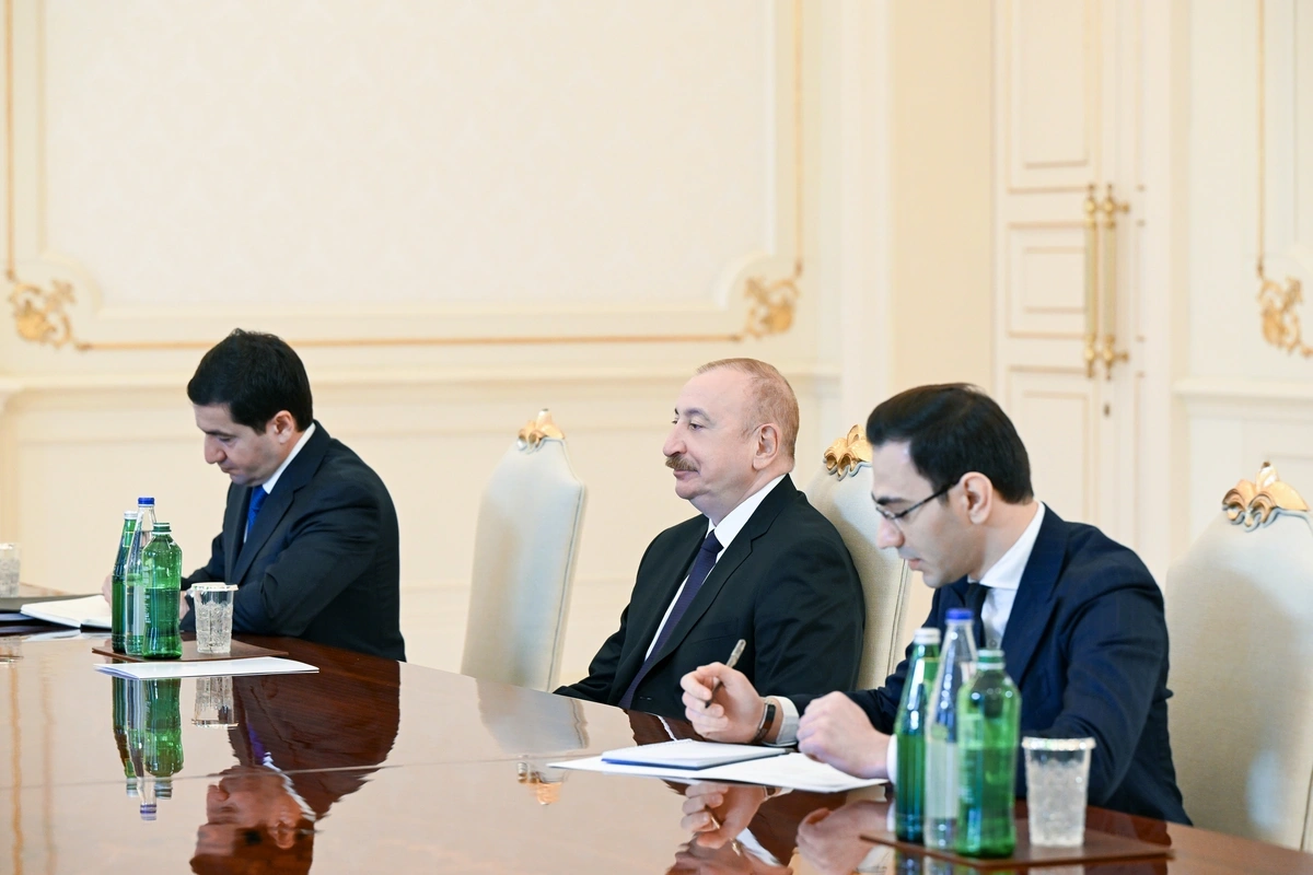 İlham Əliyev Ərəb Parlamentinin prezidentini qəbul etdi - FOTOLAR