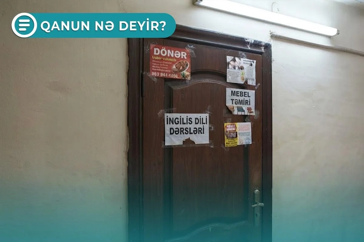 Qapınıza reklam broşürlərinin asılmasına görə cərimə nəzərdə tutulur? - Qanun nə deyir? - VİDEO
