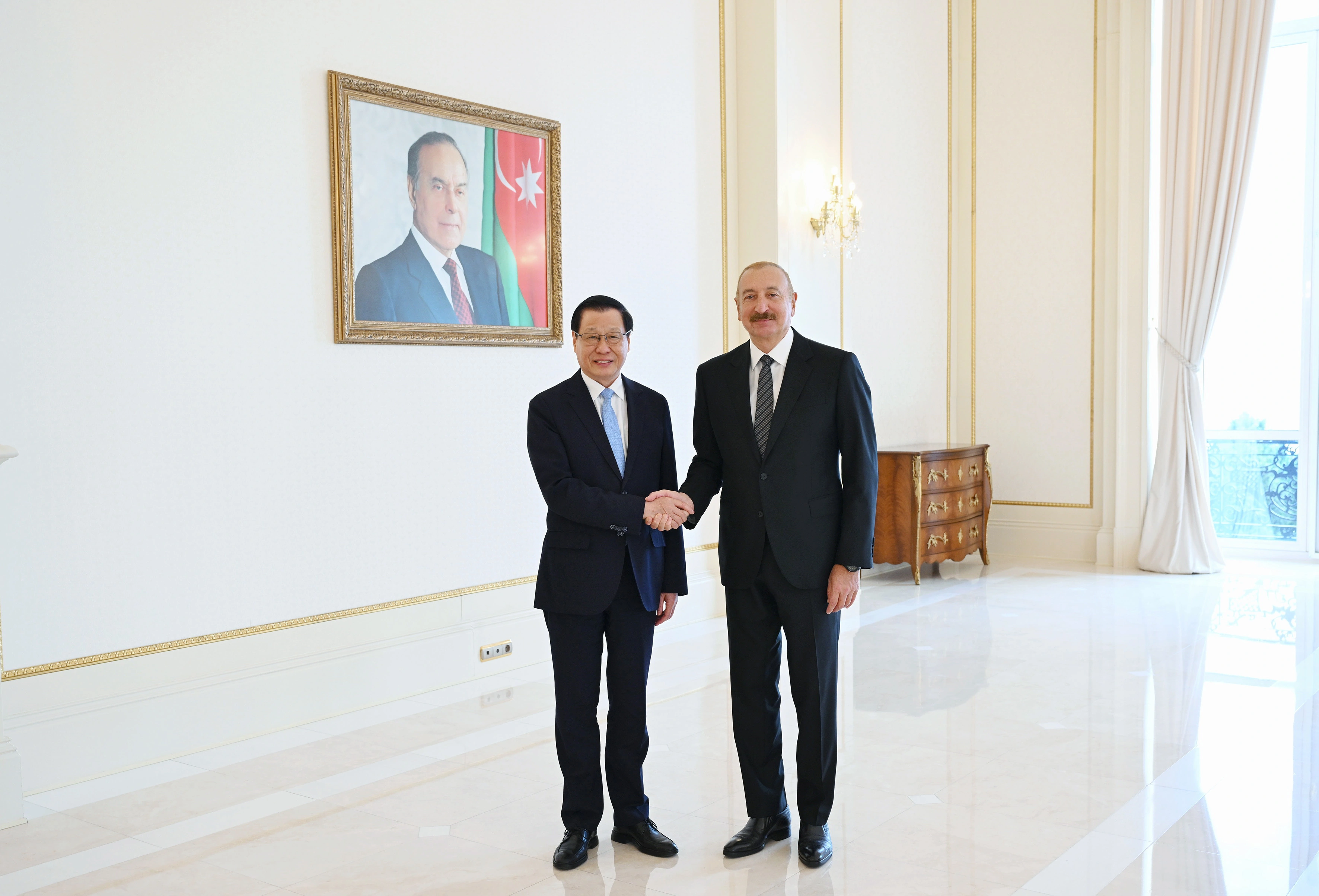 İlham Əliyev Çinin Baş prokurorunu qəbul etdi - FOTO
