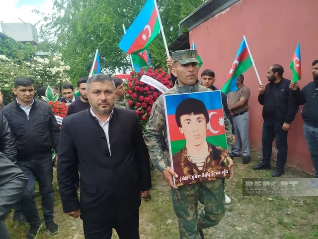 Füzulidə I Qarabağ müharibəsinin itkin-şəhidi dəfn edildi - FOTO