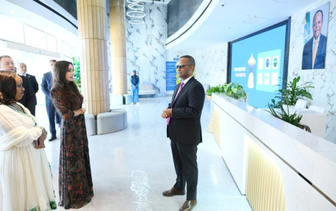 Leyla Əliyeva Efiopiyada “MESOB” dövlət xidməti mərkəzində olub - FOTO