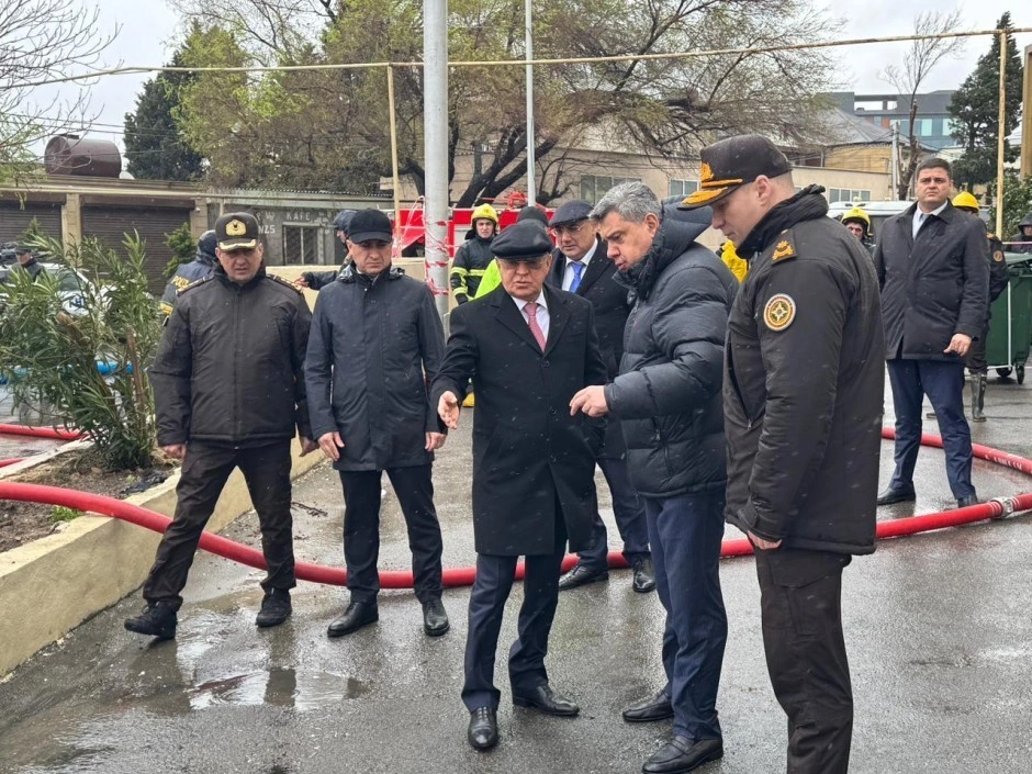 Kəmaləddin Heydərov Keşlədə suyun təsirinə məruz qalmış əraziyə gedib - FOTO/VİDEO