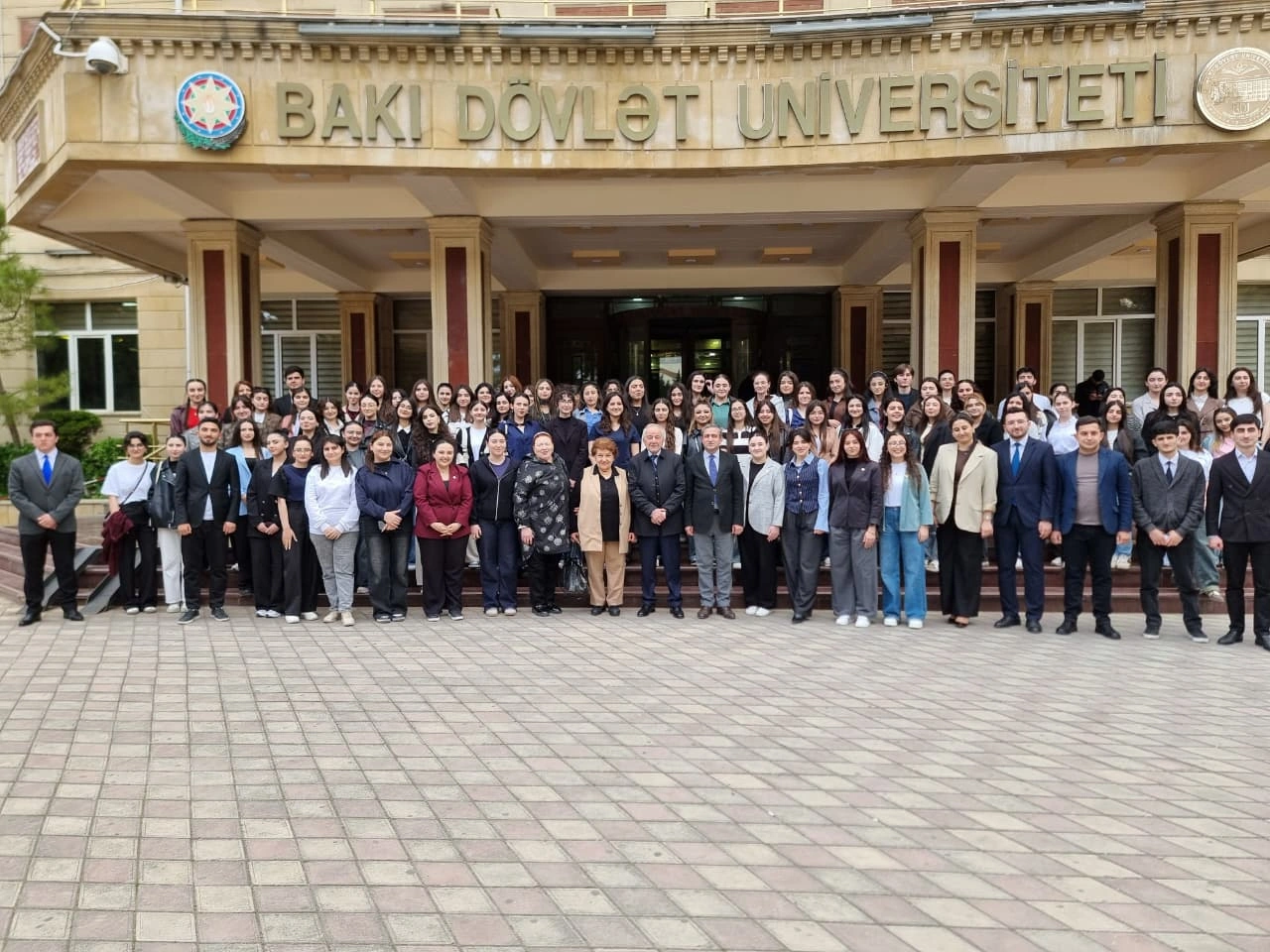 Seyran Səxavət Bakı Dövlət Universitetində tələbələrlə görüşüb - FOTOLAR